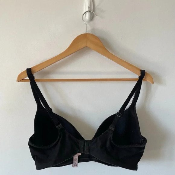 Victoria's Secret Body By Victoria Lined Demi Bra Black Sz 36DD - Picture 4 of 6
